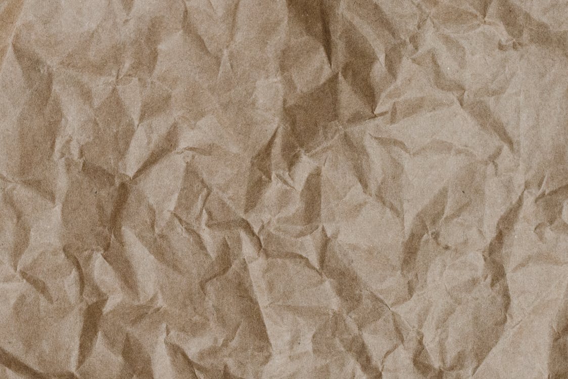 Kraft paper texture close-up